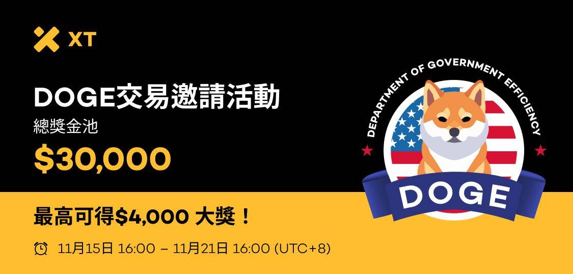 参与 DOGE 交易邀请活动，瓜分 ,000 奖金池