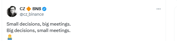 赵长鹏分享管理心得：大决策，小会议