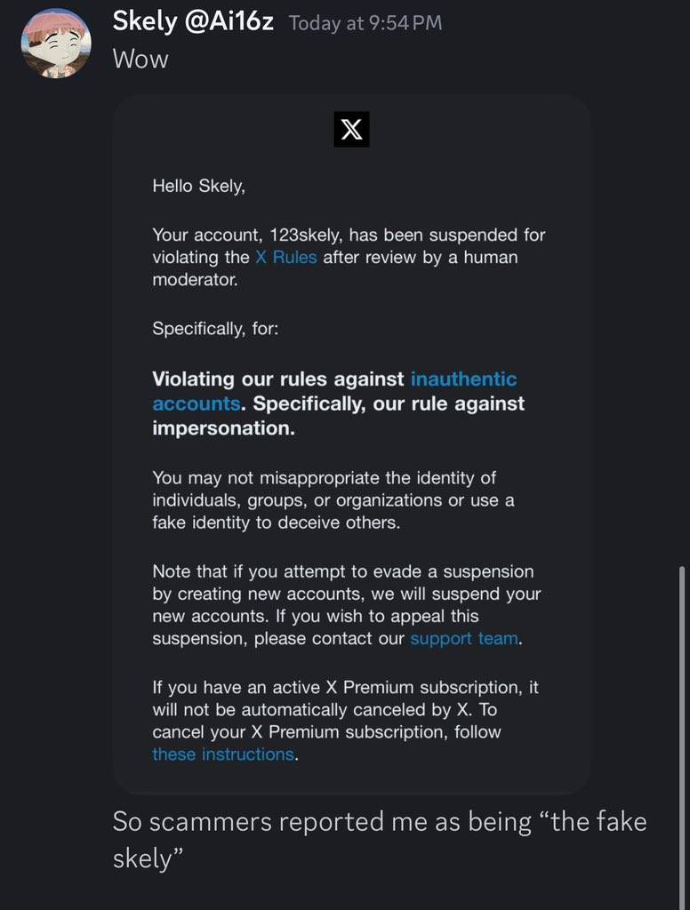 aiPool 创始人 Skely X 账户经平台人工审核后仍未解冻