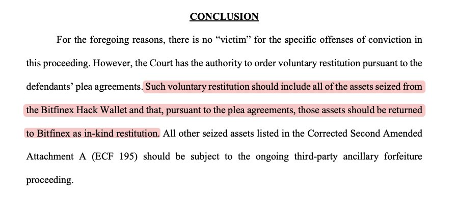 美国法院裁定 2016 年被盗的 12 万枚比特币应以“原物形式”归还 Bitfinex
