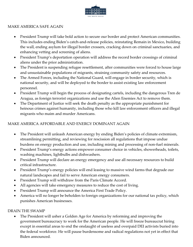 共和党议员发送的文件中未将加密货币列为立即优先事项