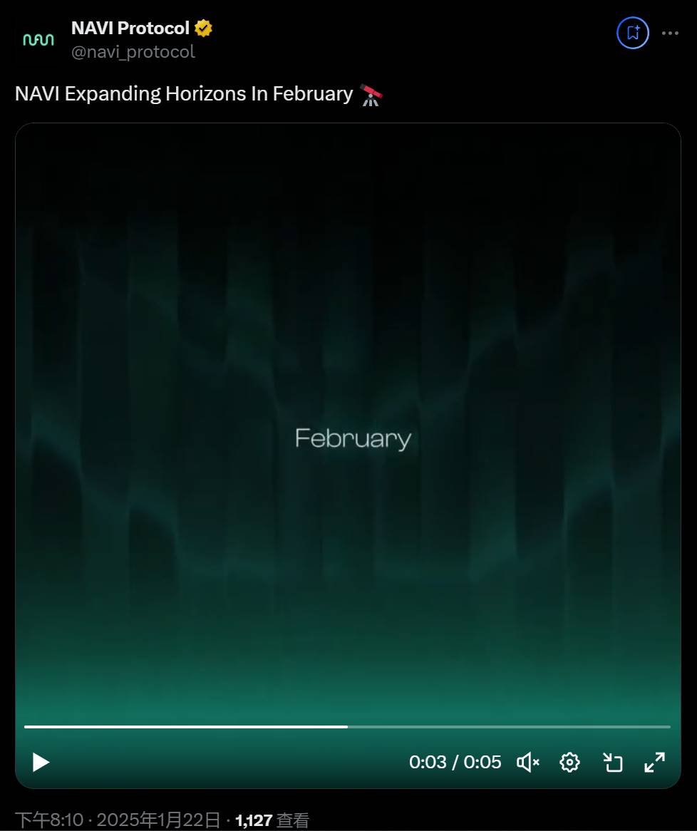 Navi Protocol 宣布 2月将有重要更新