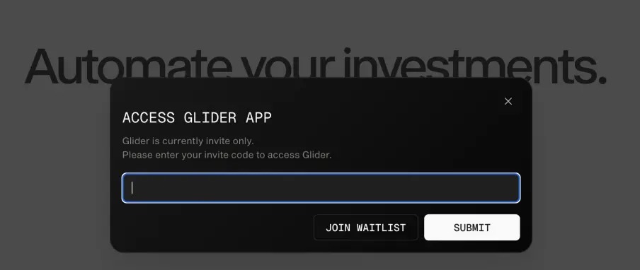 a16z CSX、Coinbase 参投，一文读懂 Onchain 潜力项目 Glider