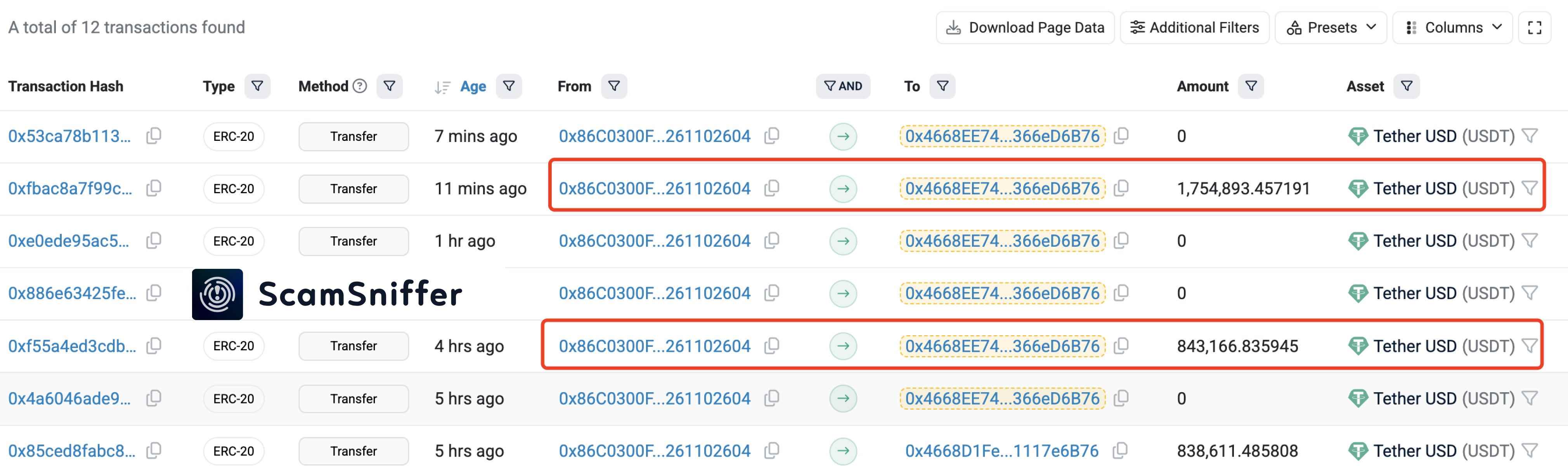 今晨“遭受交易记录污染攻击损失超 84 万美元”的地址再次误转 170 万美元至错误地址