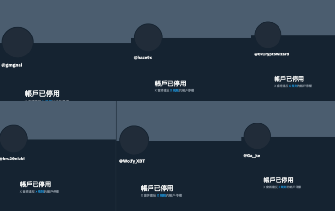 X 平台大规模封禁加密账号，多位华语大 V 中招
