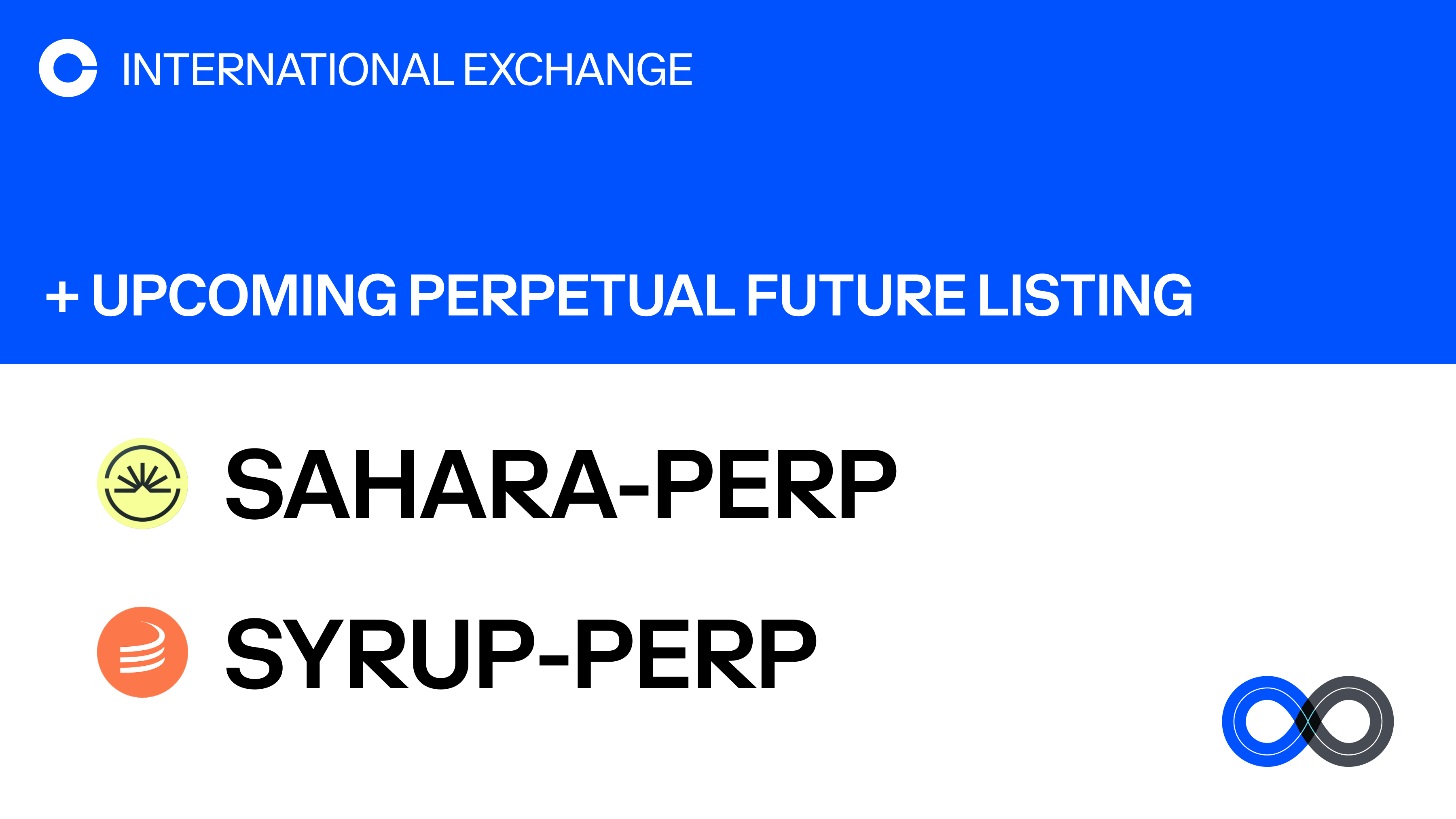 Coinbase 国际站将上线 SAHARA 和 SYRUP 永续合约