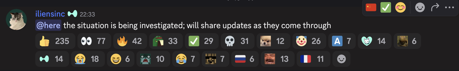 Hyperliquid：正在调查订单系统的故障问题