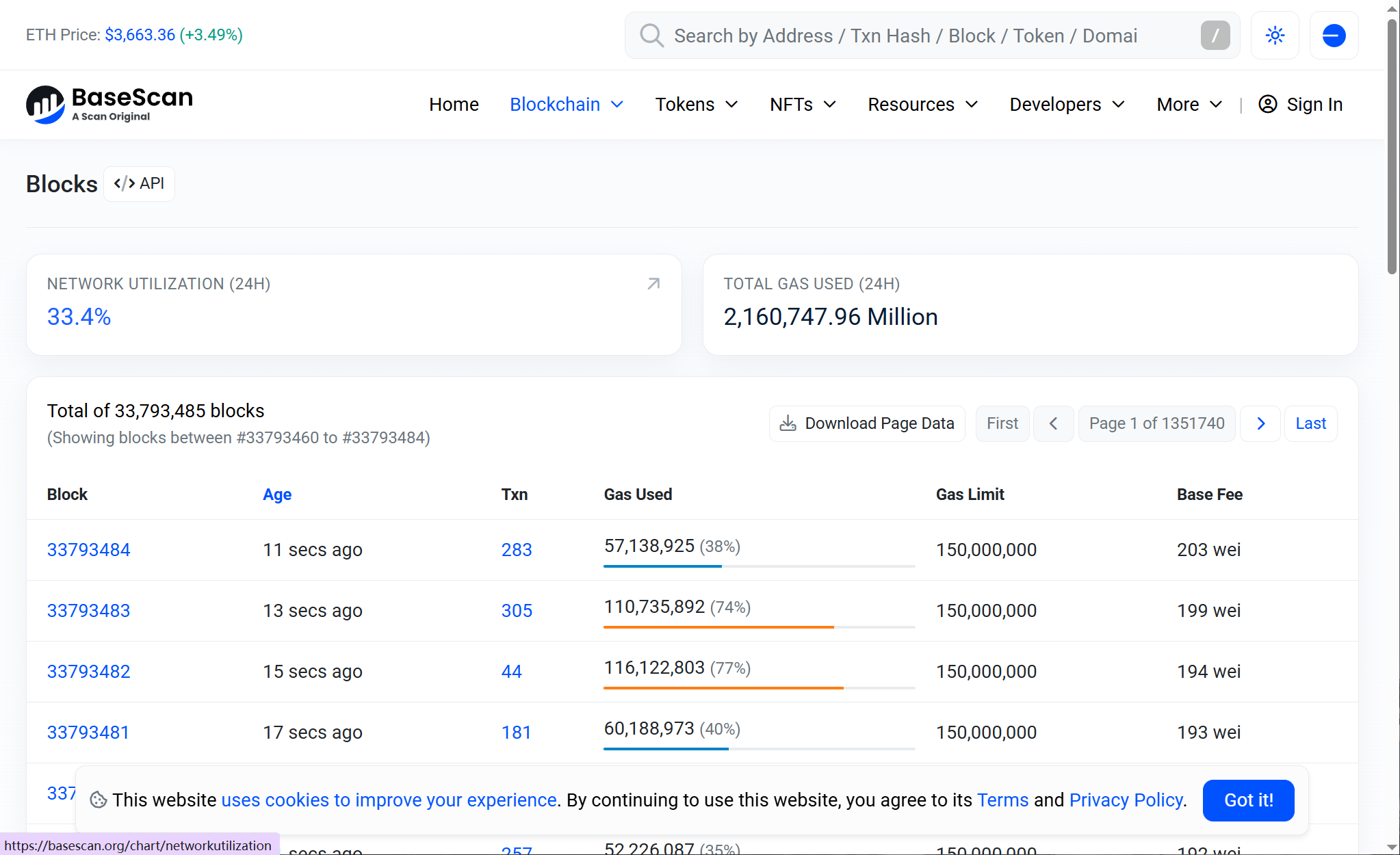 Base 网络已恢复出块