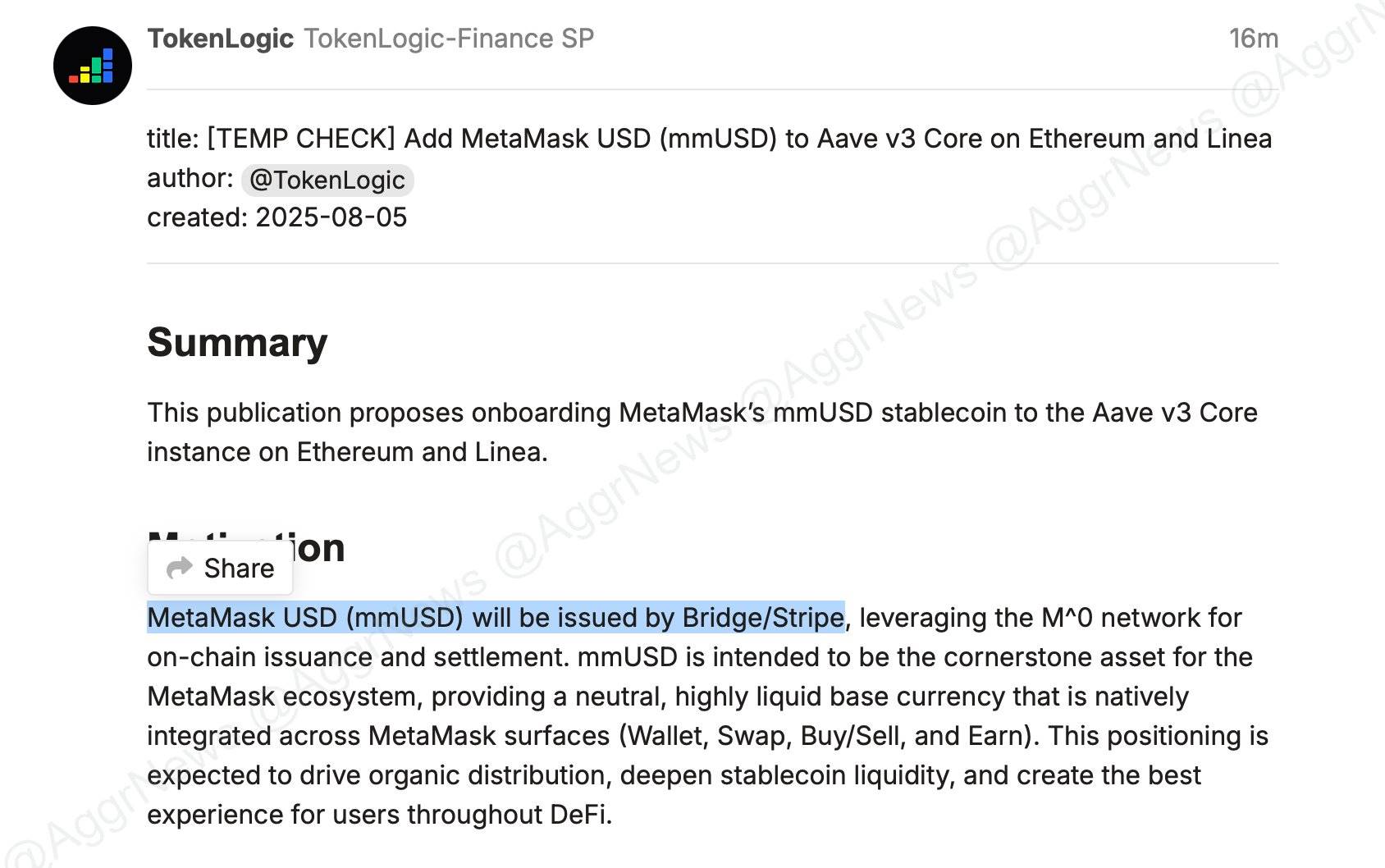 Metamask 计划与 Stripe 合作发行稳定币 Metamask USD