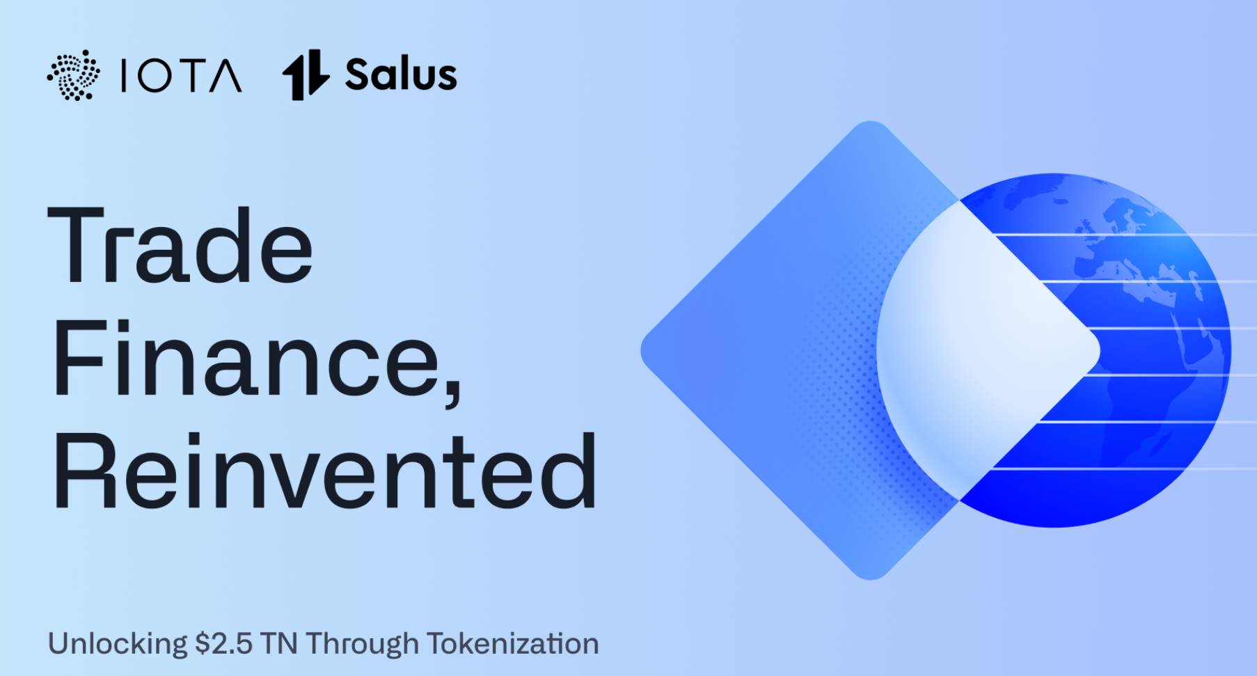 IOTA 正式推出贸易金融解决方案 Salus，旨在解决 2.5 万亿美元贸易融资缺口