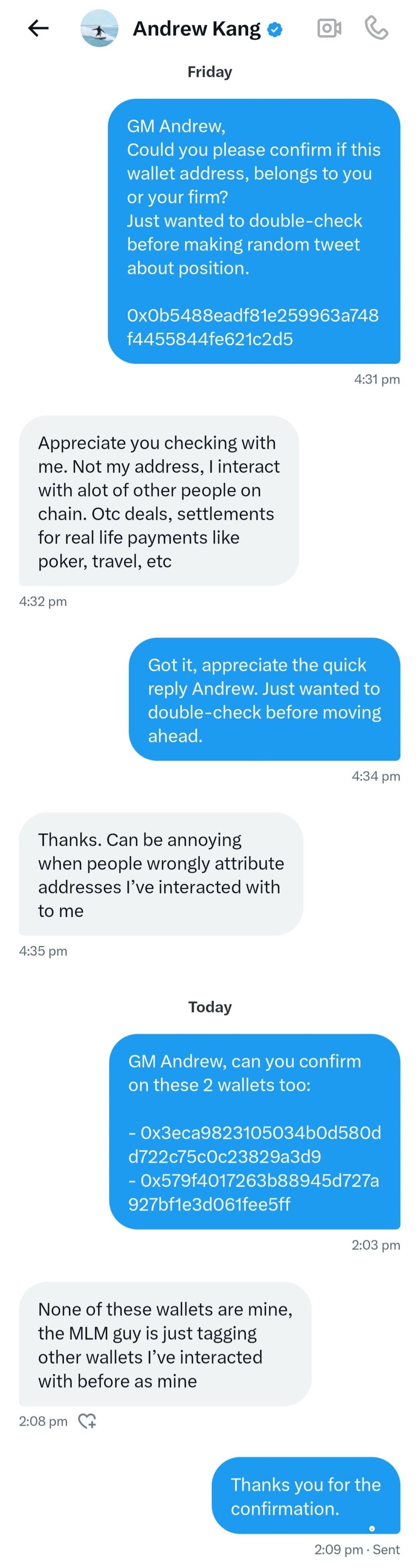 Onchain Lens：传言属于 Andrew Kang 的钱包遭部分清算，本人澄清非其所有