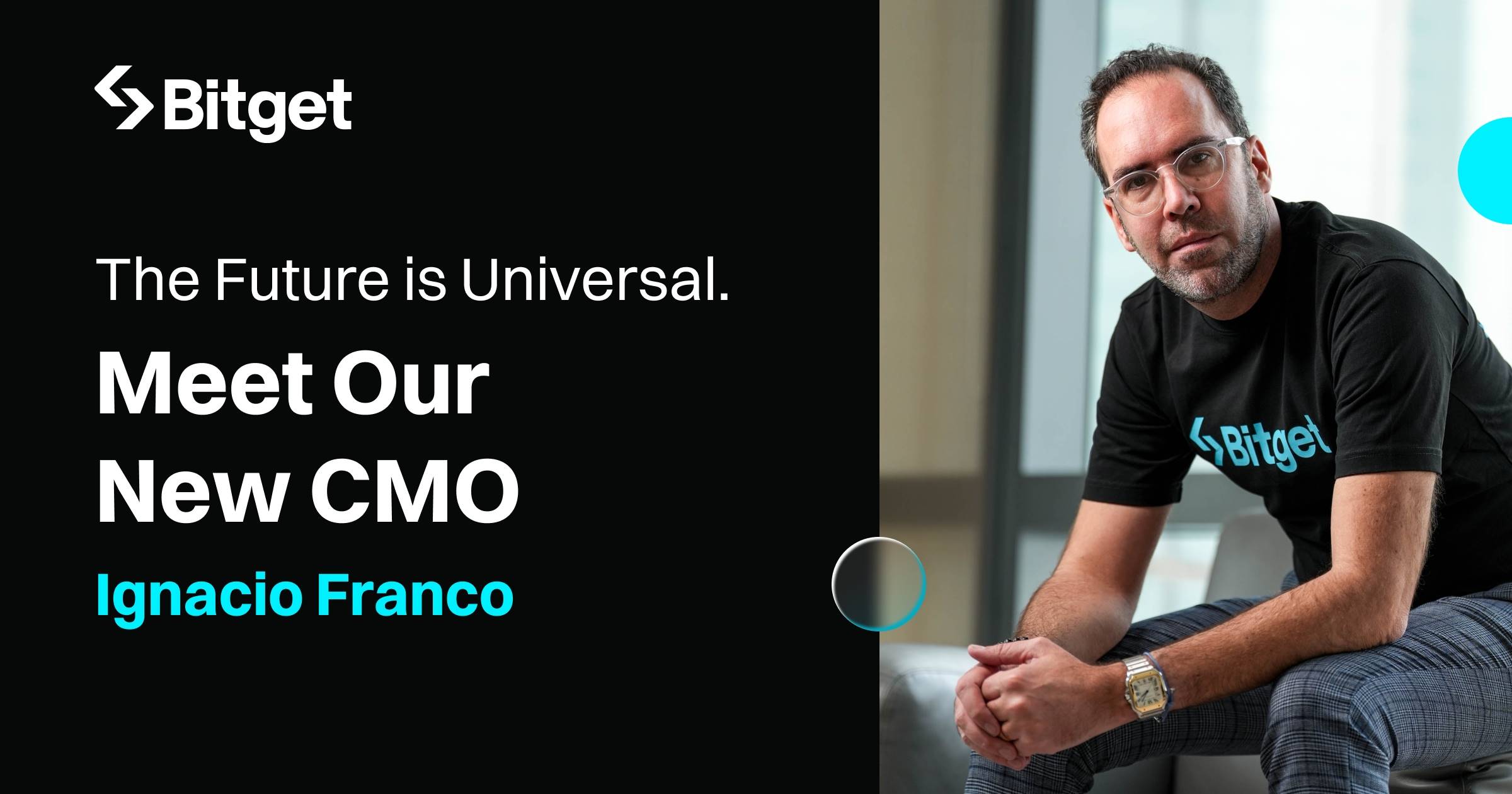 Bitget 任命 Ignacio Aguirre Franco 为首席营销官（CMO）