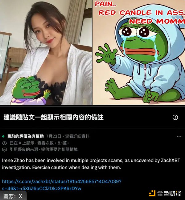 Jupiter与Irene Zhao合作引争议,ZachXBT质疑曾参与多个项目诈骗