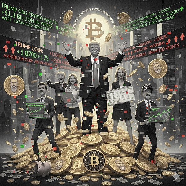 特朗普的加密帝国：前所未有的财富游戏