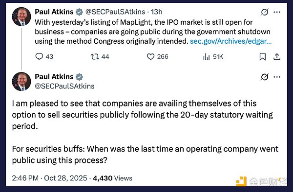 SEC 停摆之际 三只加密 ETF 意外获批上线