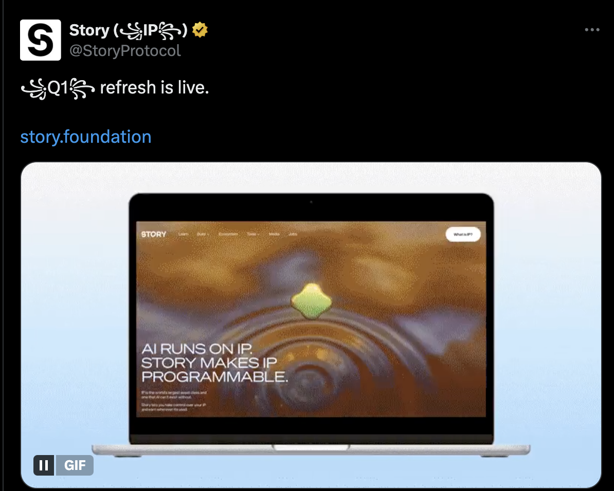 Story基金会官网现已上线