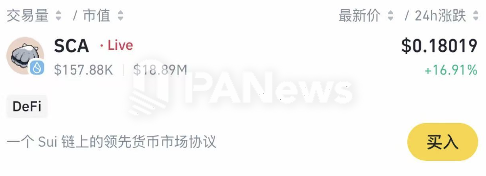 Binance Alpha 上线 Scallop (SCA)