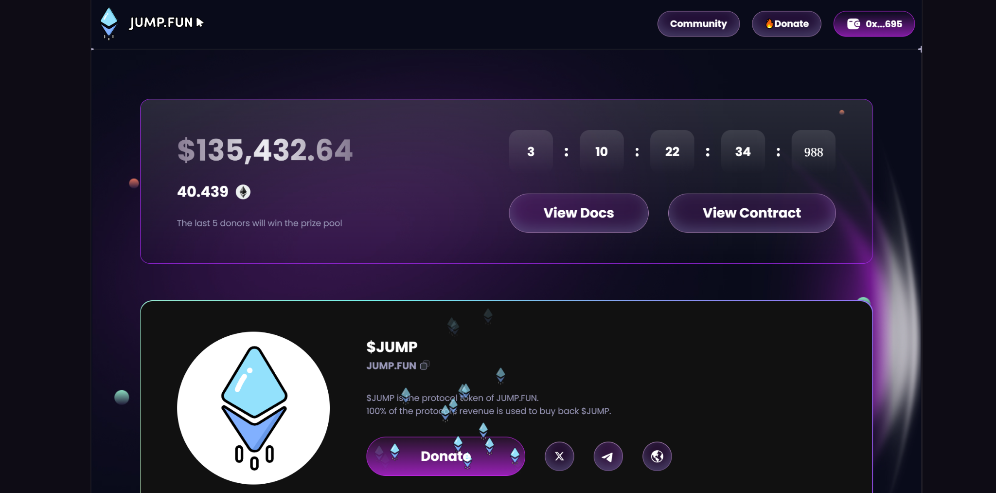 速览 jump.fun:发币即获赠 6 ETH 流动性,能否帮以太坊夺回 meme 阵地?