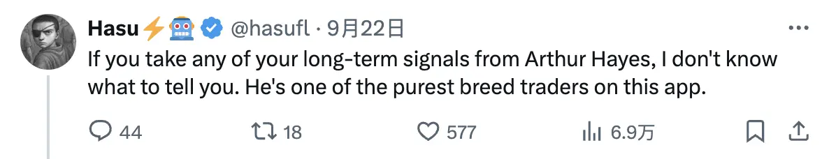 嘴上说拿住，身体却很诚实，盘点Arthur Hayes的逃顶记录
