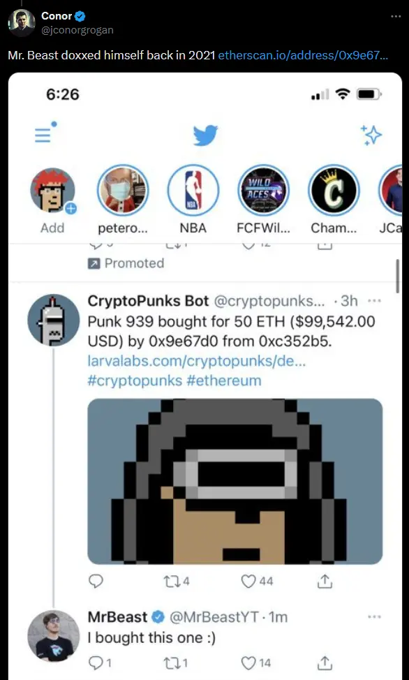 链上调查MrBeast:坐拥3亿粉丝的“全球第一网红”如何靠推广代币谋利2000多万美元?