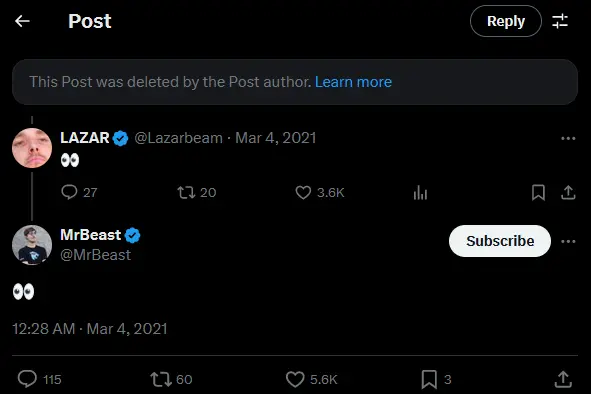 链上调查MrBeast:坐拥3亿粉丝的“全球第一网红”如何靠推广代币谋利2000多万美元?