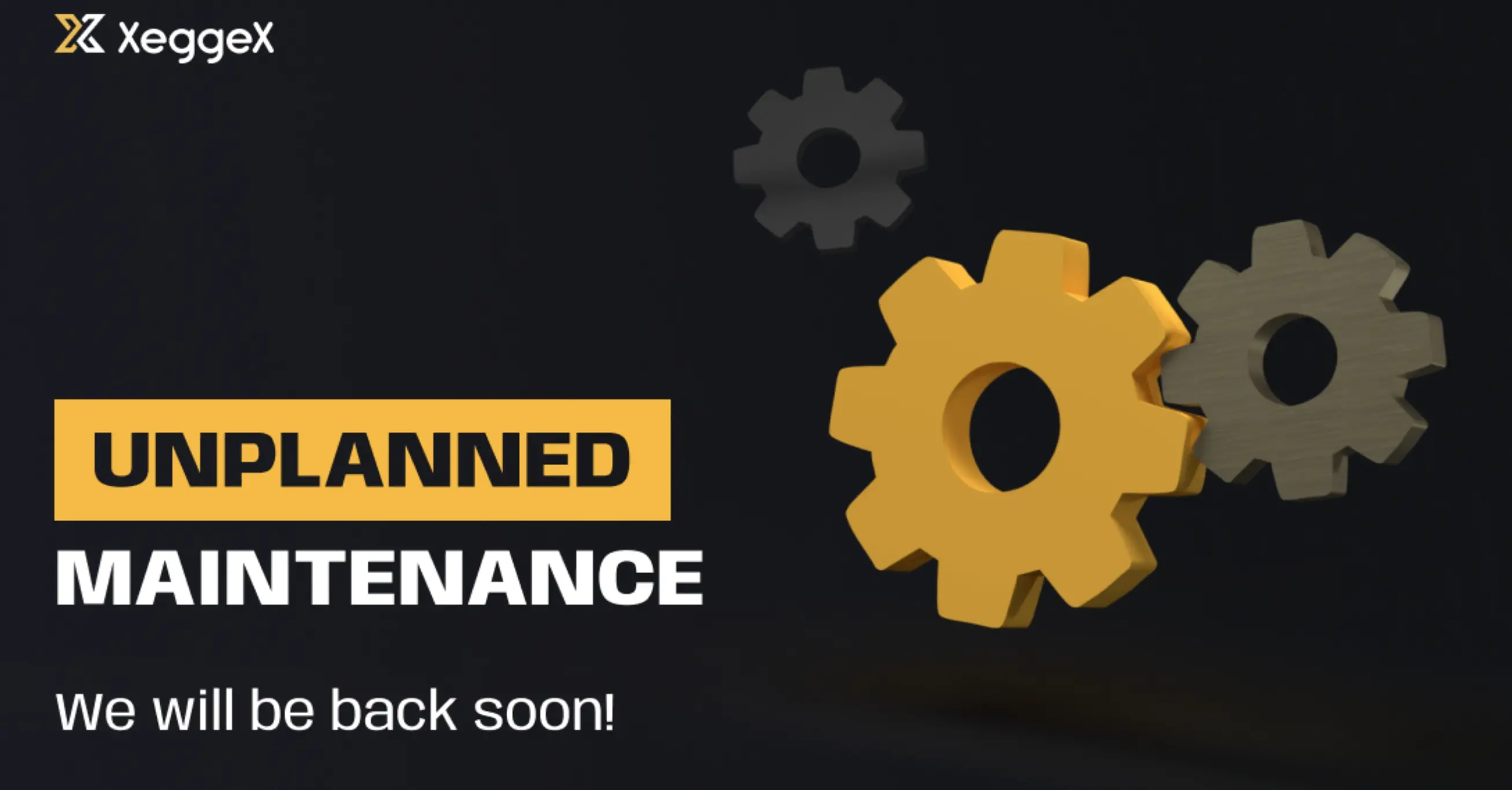 加密交易所 XeggeX 网站昨日起已无法登录,尚未恢复正常运营