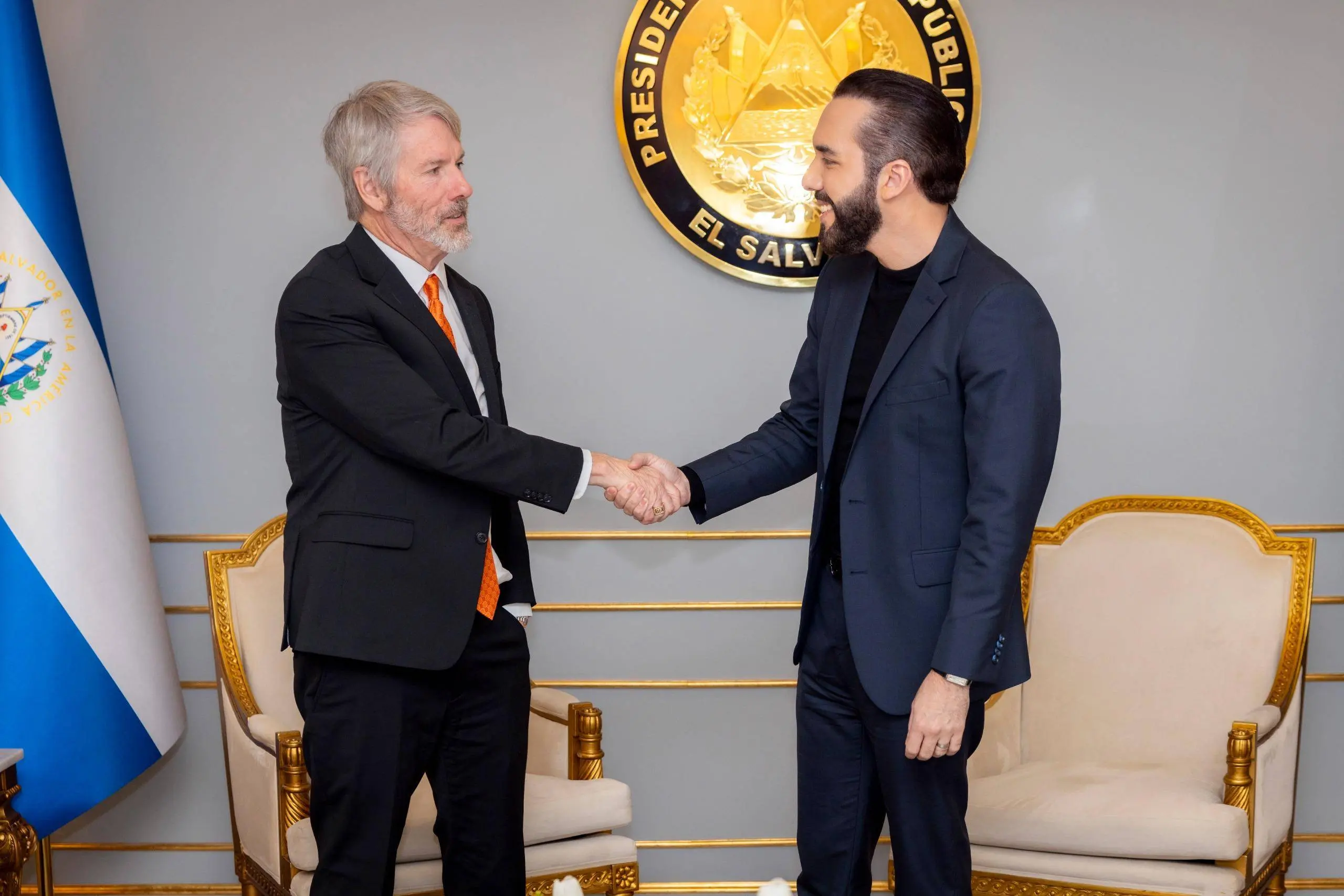 萨尔瓦多总统今日会见 Michael Saylor 讨论比特币相关议题