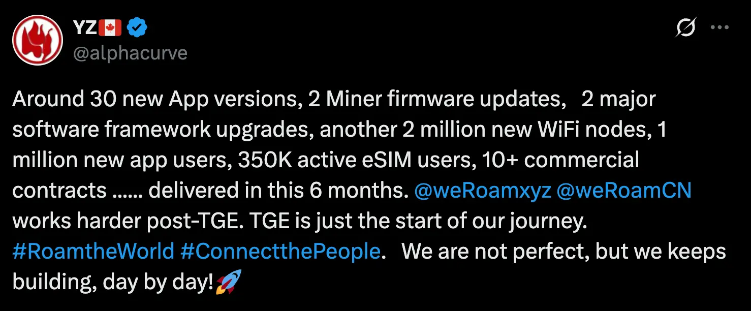 Roam TGE 180 天观察：从功能聚合到生态构建的产品逻辑演进