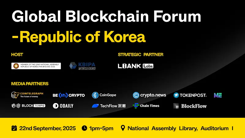 LBank Labs 携手韩国国会议员闵炳德及 KBIPA，于 KBW 2025 推出全球区块链论坛